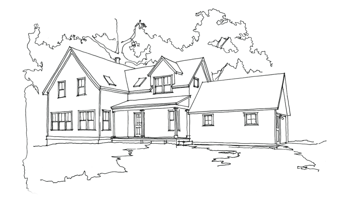 A Blue Hill Farmhouse